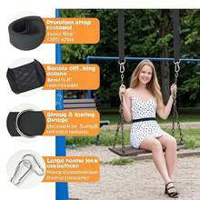 Adjustable Tree Swing Strap Suspension Strap Encrypted Polyester Nylon Strap Tree Strap Outdoor Hammock Tied Rope Swing Hammock