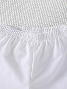 2 Stücke/Set Kleinkind Jungen Sommer Kurzarm Shirt mit süßem Dinosaurier Stickerei + Shorts mit Buchstaben Grafik, Lässig Outdoor Schul-Stil