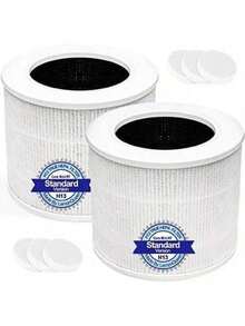 Core Mini Replacement Filter Compatible With LEVOIT Core Mini Air Purifier, Core Mini-P, 3-In-1 H13 HEPA Filter, Mini-RF Filter With Activated Carbon, Replace Part#Core Mini-RF, Toxin Absorber Filter - Green - View 4