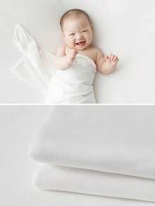 2件套 150*170厘米 新生儿摄影道具毯子套装 可拉伸牛奶面料纯色相框背景 旅行装 拍摄工作室配件 - 多 - 查看 7