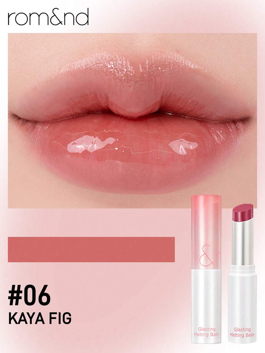 Rom&nd Romand Glasting Melting Balm, Minimalist And Multifunctional - 06 Kaya Fig - View 1