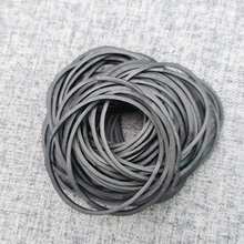 400 Uds bandas de goma negras banda estirable goma resistente 40mm banda elástica fuerte suministros de embalaje de papelería de oficina WJ1O - 400 piezas - Ver 5