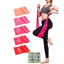 6pcs/Set Yoga Resistance Bands, Elastic Fitness Bands For Strength Training, Booty Bands For Men & Women - Multicolor - View 11