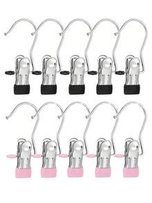20/10 chiếc Kẹp quần áo bằng thép, Móc treo quần áo, Kẹp quần áo bằng thép không gỉ, Kẹp treo quần áo di động, Kẹp móc treo giày, Kẹp treo móc quần áo, 1/30 chiếc, Kẹp khăn, Móc treo quần áo đa năng một kẹp, Kẹp sắp xếp móc treo tủ quần áo, Kẹp khăn, Kẹp quần áo chịu lực nặng Kẹp móc treo số lượng lớn cho Quần, Mũ, Váy, Tất, Giày Quần âu Giày Bốt, Váy, Mùa xuân, Tối giản, Áo mùa hè - Nhiều màu - Xem 18