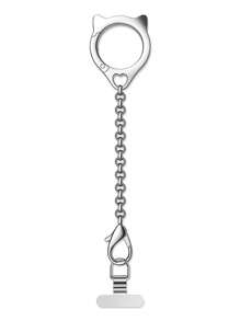 1 Piece Metal Ring Phone Lanyard Lobster Clasp Detachable Hanging Hook, Durable Anti-Lost Phone Accessory