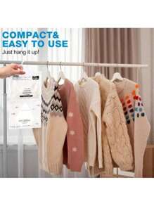 2/5/10pcs Hanging Moisture-Proof Rain Drying Dehumidifier Bag For School,Office,Household,Travel