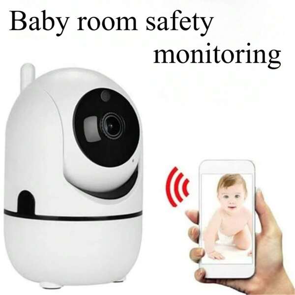 Baby Room Security Camera - Wireless 1080p Security Camera With Antenna 360 Rotation 2 Way Audio Speaker & IR Night Vision, Outdoor & Indoor Motion Detector Camera With Alarm