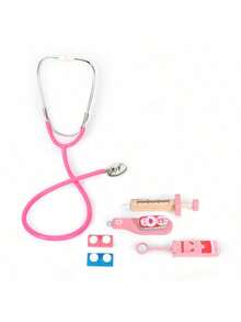 Zestaw zabawek medycznych dla dziewczynek i chłopców, drewniany zestaw do odgrywania ról medycznych, zestaw zabawek medycznych dla dzieci, drewniany zestaw do odgrywania ról medycznych, zestaw zabawek medycznych dla dzieci, zestaw zabawek medycznych dla dzieci, plastikowy zestaw zabawek medycznych dla obu płci, kompletny zestaw zabawek medycznych, zestaw zabawek edukacyjnych do odgrywania ról medycznych, edukacyjny zestaw zabawek medycznych, kompletny zestaw zabawek medycznych dla chłopców i dziewcząt, zestaw zabawek dla dzieci - Wielokolorowe - Zobacz 3