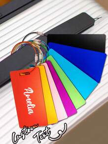 Individuelle Metall-Kofferanhänger, personalisierter Aluminium-Kofferanhänger, personalisierte Namensschilder, Schlüsselanhänger aus Aluminiumlegierung, Kofferanhänger Individualisierung, personalisierter Namensanhänger für Koffer, Rucksack, individuelle Reiseanhänger, personalisierter, gravierter Adressanhänger