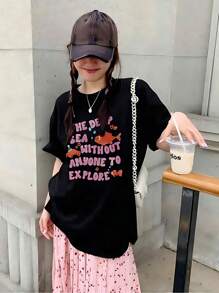 Women's 200g Pure Cotton Short Sleeve T-Shirt