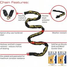 BurgWachter 2M Sold Secure Lock Kit Bike Black 2M - 2M - View 3