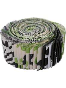 Jelly Roll Fabric Strips For Quilting, Crafting, And Sewing, 40 Strips Bundle, Soft Cotton For Blanket, Rug, Upholstery, Home Decor, And Purse Making, Valentine's Day Heart Love And Floral - Heart Love and Flowers - View 7