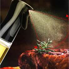 1pc Baking Oil Spray Bottle, Cooking Oil Sprayer, Air Fryer Spray Bottle, Kitchen Baking Supplies, Rapeseed Oil Sprayer, Salad Making, Baking, Frying, Barbecue, Greening, Beauty Salon, Haircut Applicable