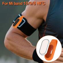 Portable Silicone Buckle For Xiao-Mi Mi Band 10 9 8 NFC Smartwatch Bracelet Clip For Hua-Wei Band 10 9 8 NFC Buckle Holder Silicone Protective Case Cover