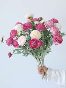 3PCS Artificial Austin Rose Bundle Simulation Peony Long Stem Artificial Flower Suitable For Home Vase Office Wedding Engagement Flower Arrangement Anniversary Date Mother's Day Birthday Gift ﻿