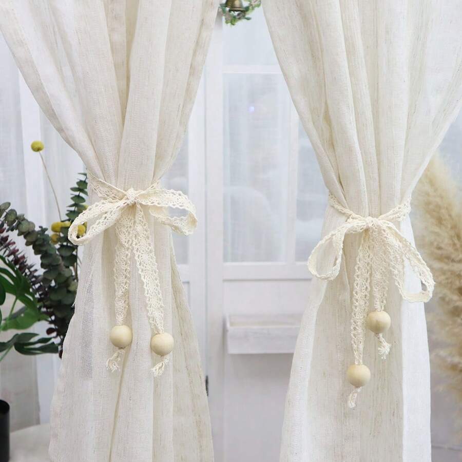 2 件装窗帘绳窗帘绑带配件窗帘固定器窗帘固定器适用于家庭办公室装饰 - 彩色 - 查看 1