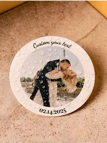 1-100pcs Personalized Photo Stickers, Customized Waterproof PVC Labels For Wedding, Birthday Party, Anniversary And Celebration, Custom Image Favor Labels - White - View 7