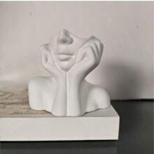 1pc Bohemian Style Women Portrait Vase, Minimalist Home Decor Vase, Housewarming/Anniversary Gift