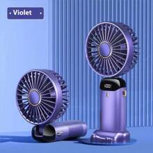 Restez au frais en déplacement : petit ventilateur portatif USB - portable et rechargeable pour les étudiants et le bureau (800 mAh, grande batterie, utilisation longue durée)