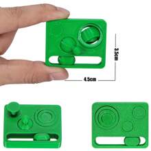 1 pieza Juguete antiestrés de estilo deslizante con impresión 3D, juguete de descompresión con empuje infinito, juguete girador de manos, cubo de rompecabezas, almohadilla multifuncional antiestrés
