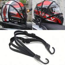 Elastic Rubber Bands Rope For Motorcycle/E-Bike/Bicycle Helmets, Luggage & Cargo Straps