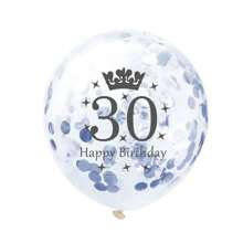 5pcs 12inch Gold Silver Rose Gold Number Crown Confetti Birthday Latex Balloons Number 16 18 21 30 35 45 50 55 60 65 70 75 80 Balloons Happy Birthday Crown Confetti Latex Balloon Anniversary Birthday Party Decorations