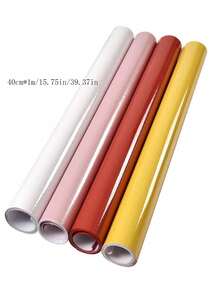 1 Rollo de papel pintado autoadhesivo para renovación de muebles, impermeable y grueso, con efecto de perla, para gabinetes de cocina, armarios, papel tapiz de unicolor de PVC, papel tapiz extraíble, paneles de pared, papel tapiz, artículos de decoración de primavera para refrescar su hogar, pegatinas de decoración Rama - Multicolor - Ver 11