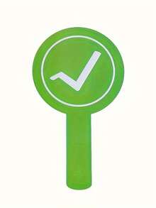 课堂响应手持标牌，PVC双面正确和错误答案标牌 - 用于学生参与、投入和反馈的教育教学道具，学校用品，返校