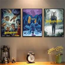 1 buc opțional cadru postere perete artă pop film Yellowjackets poster HD artă perete impermeabil acasă living room dormitor bar decorare estetică