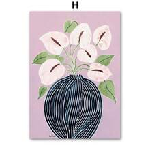 1PC Trừu Tượng Cô Gái Tay Trái Cây Hoa Lá Bình Hoa Nghệ Thuật Treo Tường Tranh Canvas Bắc Âu Áp Phích Và Tranh In Treo Tường Trang Trí Phòng Khách Khung Tùy Chọn - Nhiều màu - Xem 10