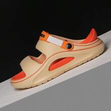 Men's Sandals, Summer Outdoor Non-Slip Soft Bottom Increased Height Home Slippers, Korean Style Fashion Beach Flip Flops