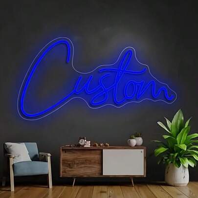 Biển báo đèn Neon tùy chỉnh có thể điều chỉnh độ sáng được cá nhân hóa - Đèn Neon có nút điều khiển, nguồn điện USB, hoàn hảo để trang trí tường, phòng ngủ, phụ nữ, trẻ em gái, đám cưới, sinh nhật, phòng trò chơi, v.v. - Trang trí cho tiệc tùng, Halloween, Lễ tạ ơn, Giáng sinh