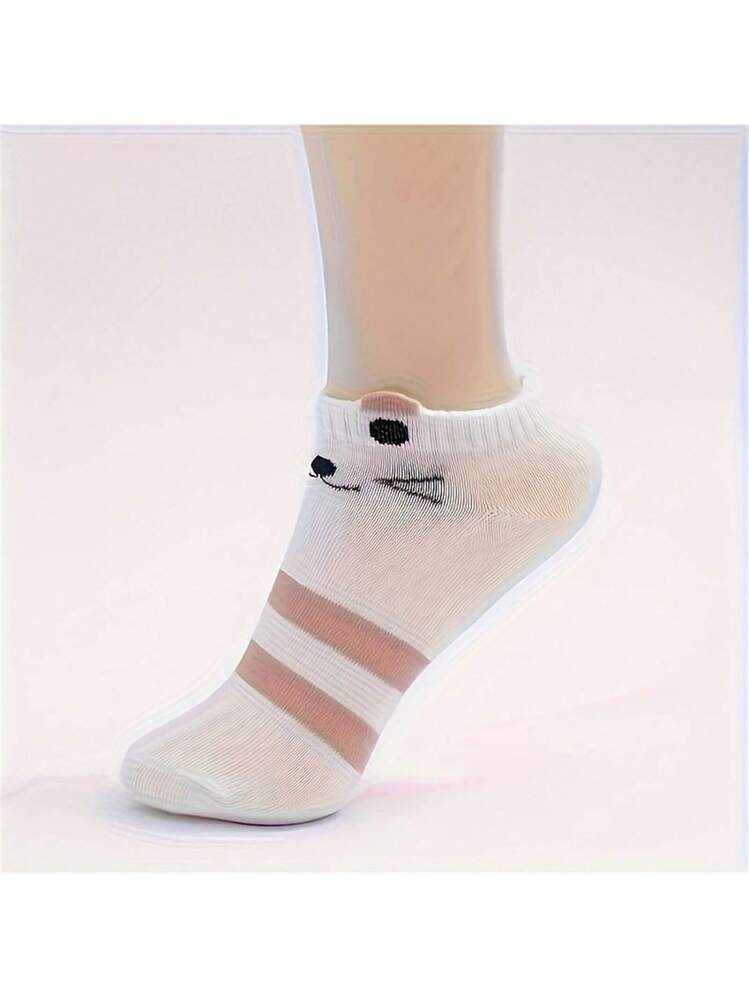 5 أزواج من جوارب الرياضة للنساء، جوارب قارب جميلة...