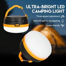 [Super Bright Camping Light]5 Brightness Levels Type-C Fast Charging + Extra-Long Runtime ▎Magnetic + Hook Dual Mode Must-Have For Outdoor Night Fishing