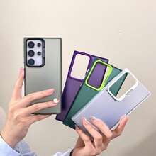 Funda de teléfono IMD compatible con Galaxy S25, S24, S23, S21, A14, A15, A16, A25, A35, A55, A26, A36, A56 - Gris - Ver 2