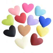 5/10pcs Heart-Shaped Fridge Magnets - Creative Home Decor Magnetic Stickers For Refrigerator, Whiteboards, Cabinets, Dishwasher - Home Decor, Birthday, Graduation Gift