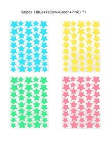 1400/1120/560/280 Pcs Star Stickers, Halloween And Christmas Decorative Stickers, Colorful Pentagram Stickers, Suitable For Party, Holiday Photo Decoration, Face Decoration (1 Sheet Per Color), For Decoration Only (Not For Makeup), Cosmetics, Inexpensive, Room Decoration, Vanity, Travel, Bedroom, Makeup Accessories, Inexpensive, Christmas Gift, Cosmetics, Makeup Tools, Cheap Goods, Gifts, Women's Gifts, Christmas Gifts - Multicolor - View 64