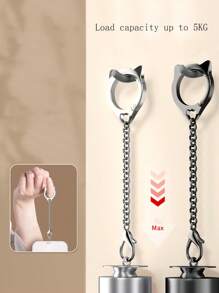 1 Piece Metal Ring Phone Lanyard Lobster Clasp Detachable Hanging Hook, Durable Anti-Lost Phone Accessory