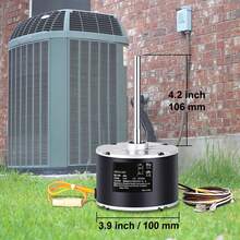 Condenser Fan Motor K55HXJKL-2918, 51-23055-11, 1/5 HP 208-230V, 1075RPM, OEM Standard Upgraded Replacement Condenser Motor Reversible Rotating, Explosion-Proof CBB65 5μF/370V Capacitor - 1/5 HP 1075RPM - View 7