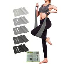 6pcs/Set Yoga Resistance Bands, Elastic Fitness Bands For Strength Training, Booty Bands For Men & Women - Multicolor - View 4