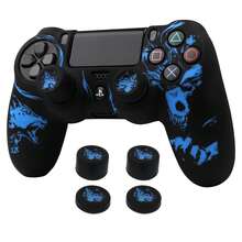 RALAN Wolf Design 控制器外壳带 4 个拇指握把，兼容 PS4/Playstation 4 Slim/Pro 控制器 - 彩色 - 查看 4