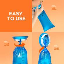 27-Pack Leak-Proof Portable Vomit Bags - Comfortable Travel Sickness Bags For Morning Sickness, Car Vomiting, Deodorant Nausea Bags - Durable, Suitable For Adults & Pregnant Women - Household Cleaning Essentials - Multicolor - View 8