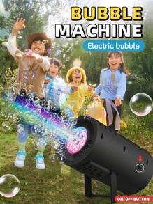 Kids Handheld Automatic Bubble Machine, Fun Bubble Blower Toy For Boys And Girls Birthday Party, No Battery Included, No Bubble Liquid Included