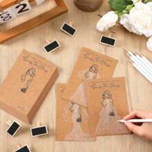 10 Conjuntos de Jogos de Chá de Panela para Noiva, incluindo Cartas de Jogos de Chá de Panela e Lápis Solúveis em Água, Decorações de Casamento Divertidas, Ideias e Suprimentos para Festa