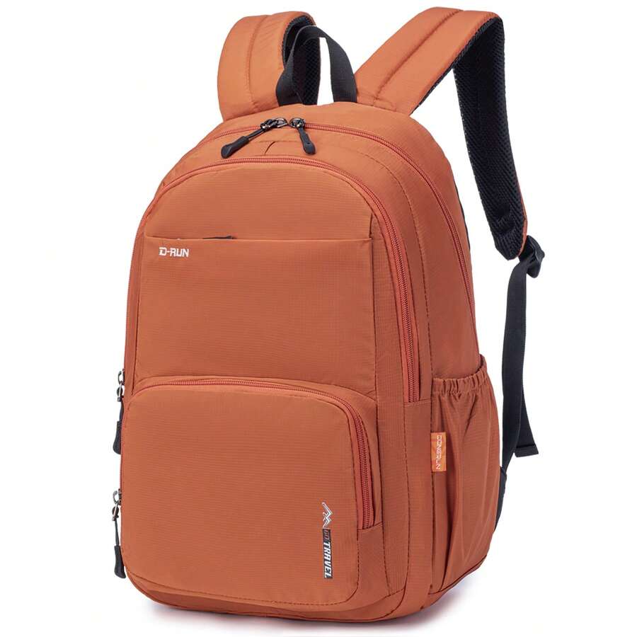 Mochila Ryanair 40x20x25 Bolso de viaje impermeable para embarque, bolso de viaje de gran capacidad para llevar equipaje, bolso de fitness y deportes color naranja - Naranja - Ver 1