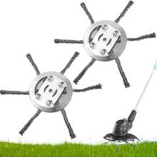 1 件割草机替换轮 - 通用适用于电动草坪修剪器，重型轻量设计（易于安装的 DIY 花园工具、庭院维护和家庭使用）