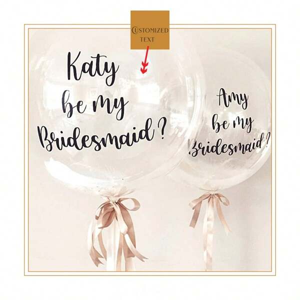 Ballonstickers, gepersonaliseerde vinyl stickers, gepersonaliseerde labels, feest- en evenementenborden, vieringen, verjaardagsballonlabels [Ballonnen niet inbegrepen]