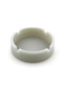 Leuchtender Silikon Aschenbecher, Leuchtet im Dunkeln Aschenbecher, kleiner Outdoor Patio Aschenbecher, niedlicher Heim Aschenbecher, hitzebeständig, rund, bruchsicher, fluoreszierendes Design, einfach zu bedienen, dekorative und funktionale Heimzubehör, Heimdekoration, moderner Aschenbecher für innen und außen, Leuchtzubehör im Dunkeln, hochwertige Silikon Gummi weich tragbar
