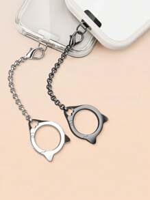 1 Piece Metal Ring Phone Lanyard Lobster Clasp Detachable Hanging Hook, Durable Anti-Lost Phone Accessory