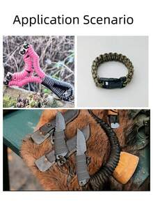 1根5米/10米/30米4毫米伞绳，用于手工DIY手链制作 - 彩色 - 查看 4